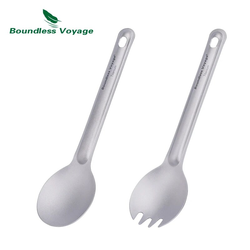 Camp Spork Set - Posate in titanio Boundless Voyage cucchiaio