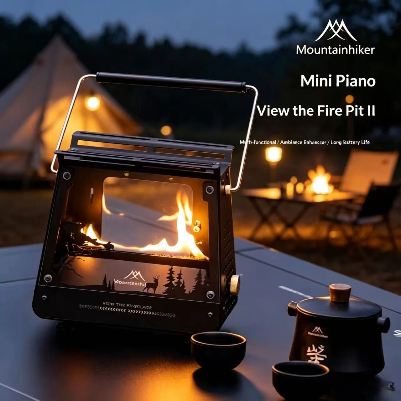 Camping Cooking Open Fire - MOUNTAINHIKER Stufa a Olio Portatile da