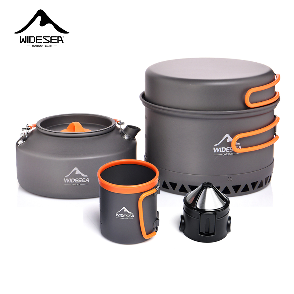 Camping Cooking Full Set - Stoviglie da campeggio Set di pentole