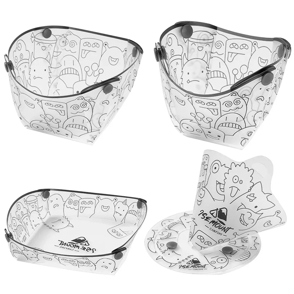 Camping Cooking And Eating - Stoviglie pieghevoli in PP Set di