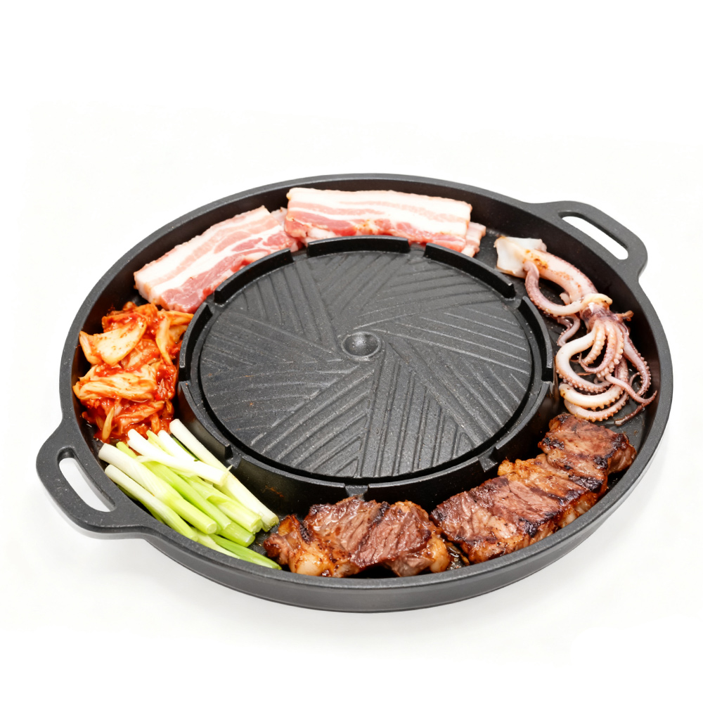 Camping Cooking And Eating - KOSUN Padella per barbecue coreana Piastra