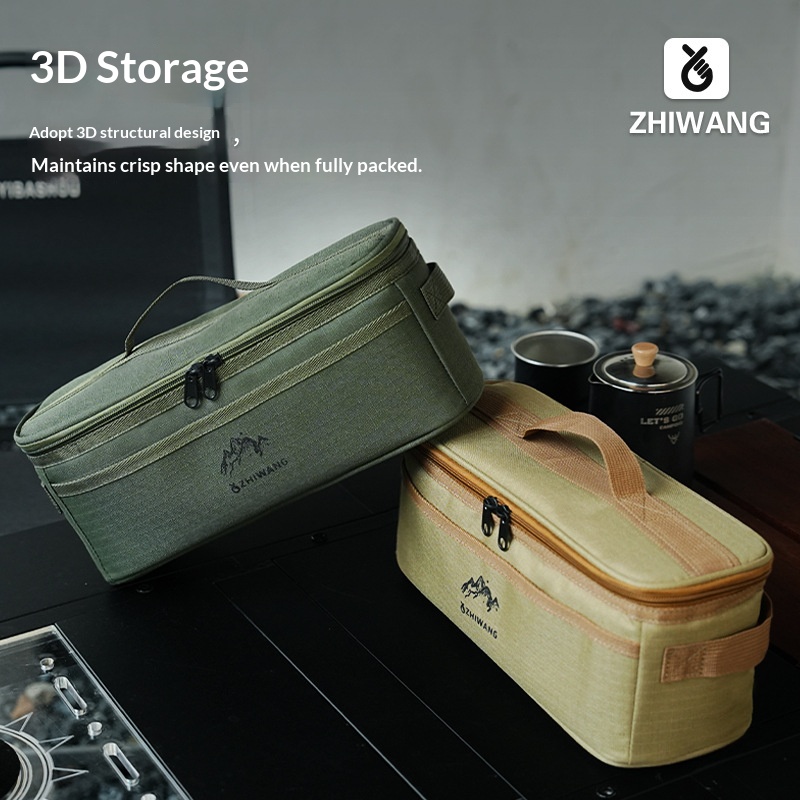 Camping Cooking Organizer - Borsa Portatile Multifunzionale per Stoviglie da