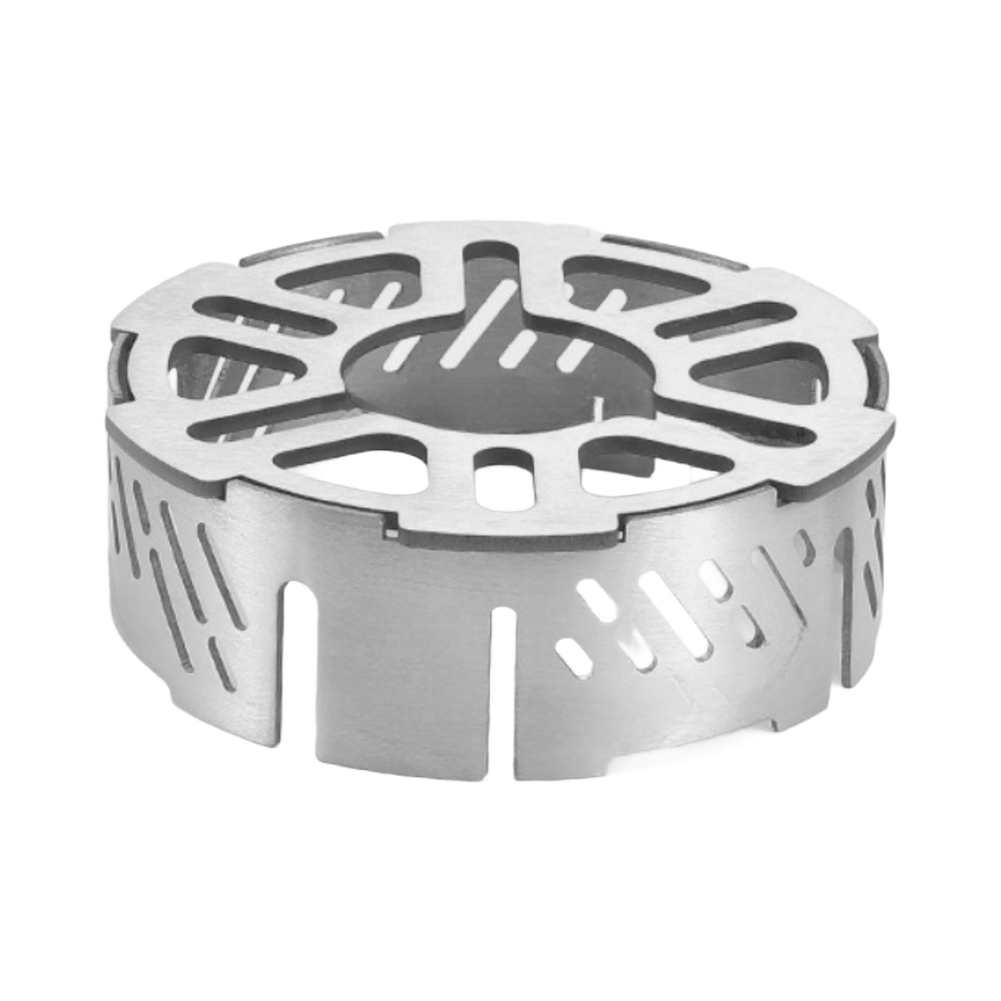 Camping Cooking Ring - Anello antivento in acciaio inossidabile per