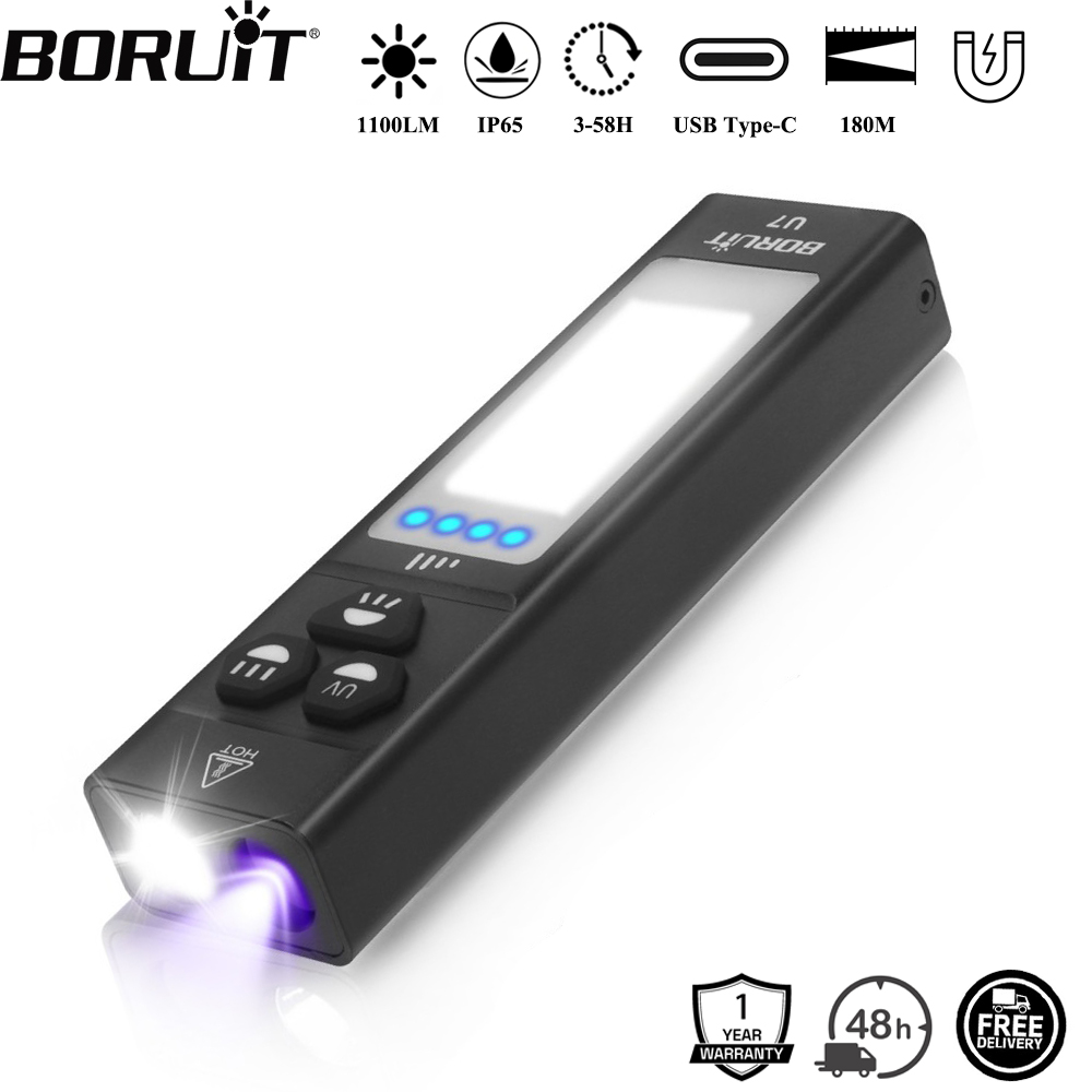 Camping Cooking Fish - BORUiT U7 UV LED Torcia EDC