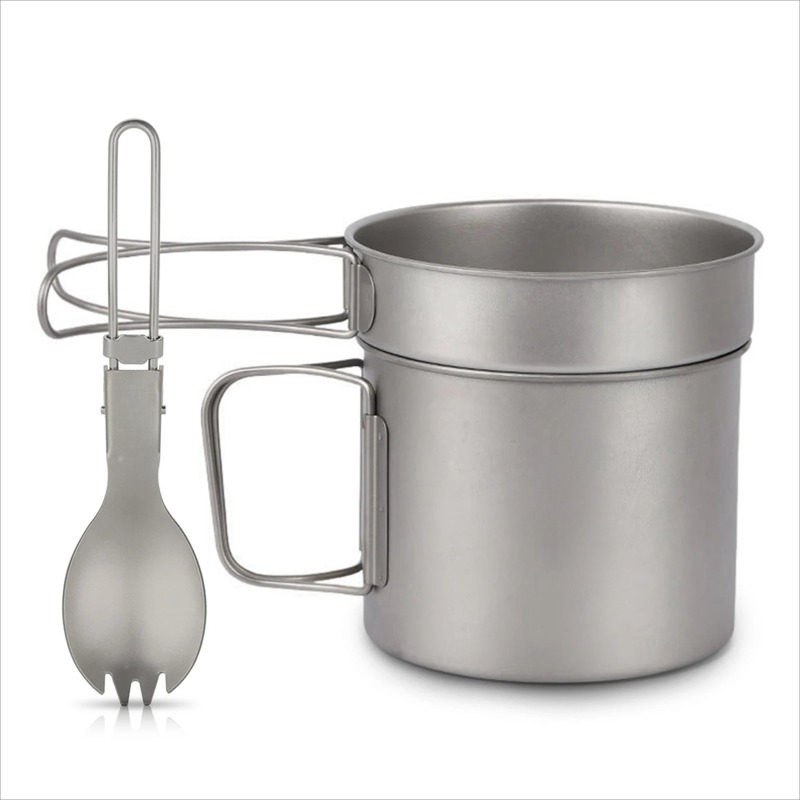 Camp Spork Set - Set da Cucina Ultraleggero in Titanio