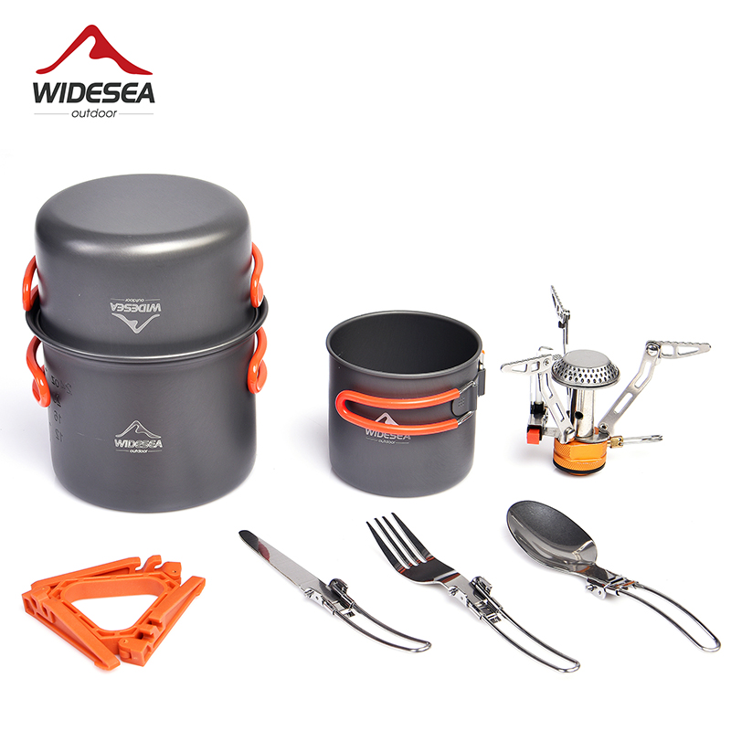 Camping Cooking Full Set - Widesea Set di pentole da campeggio