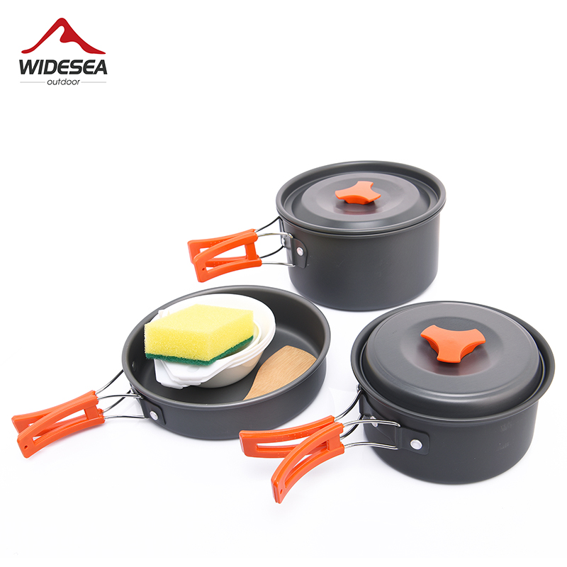 Camping Cooking Rice - Widesea Set di pentole da campeggio