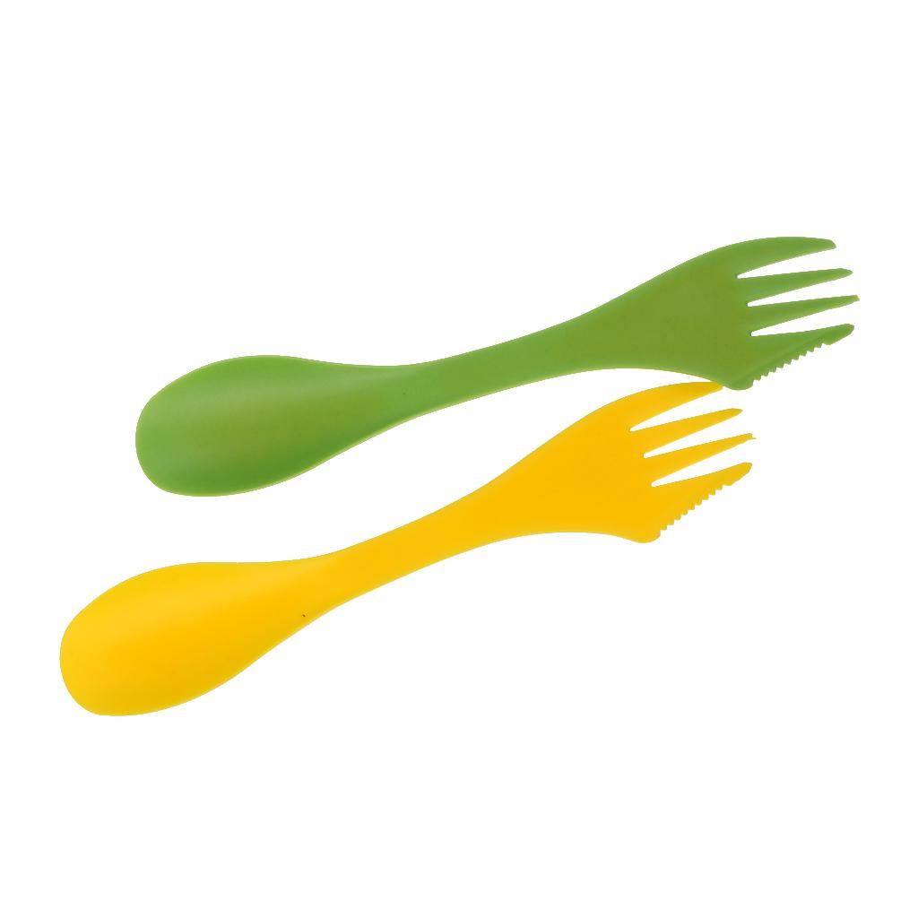 Camp Spork Set - Set di Posate Multifunzionale da Campeggio,