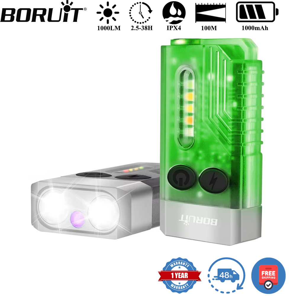 Camping Cooking Fish - BORUiT V10 Portachiavi UV LED EDC