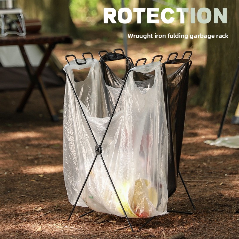 Camping Cooking Organizer - Supporto Pieghevole Portatile per Sacchi della