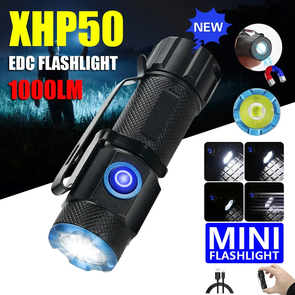 Camping Cooking Fish - Torcia LED P50 Super Luminosa 20W,