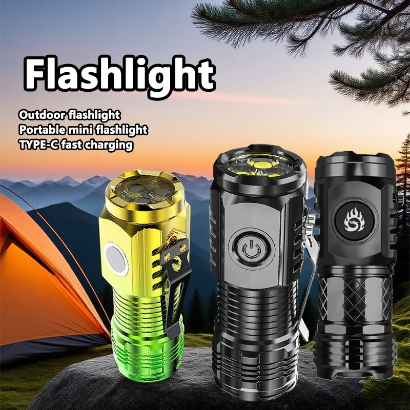 Camping Cooking Fish - Torcia MINI LED super luminosa Torcia
