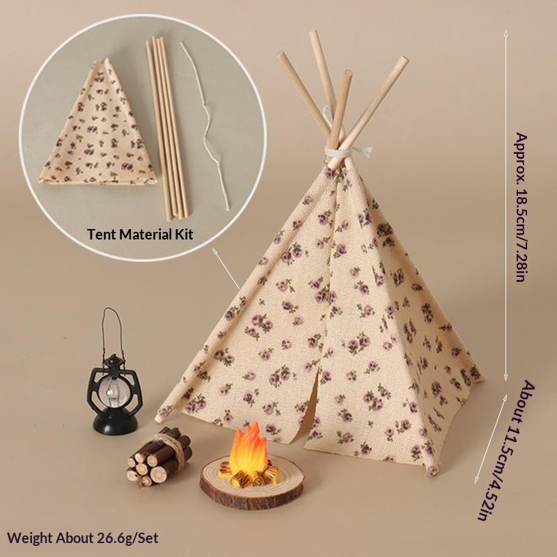 Camping Cooking Tent - Set 1/12 per Casa delle Bambole: