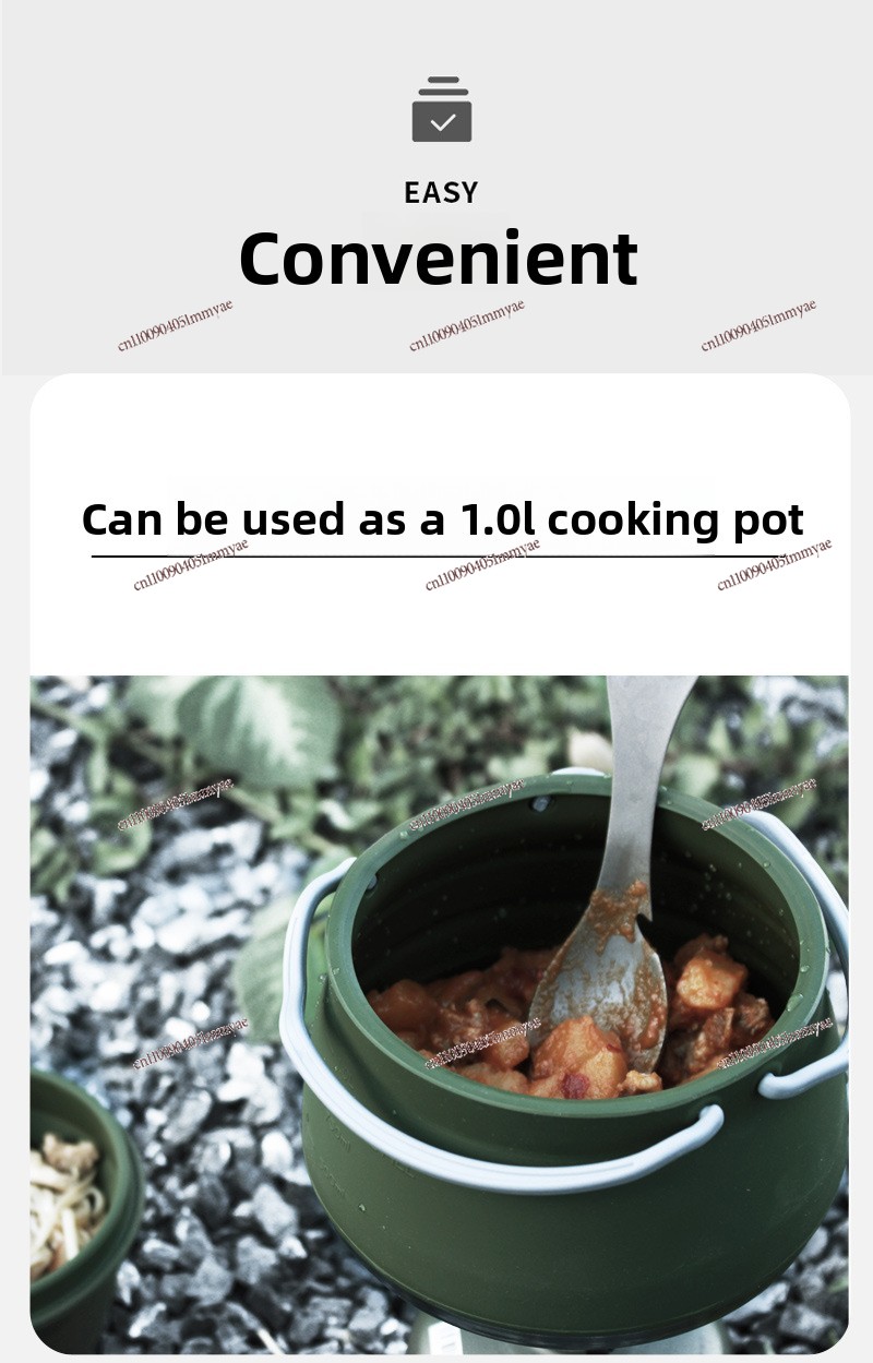 Bollitore Pieghevole in Silico - Camping Cooking Open Fire recensione e prezzo