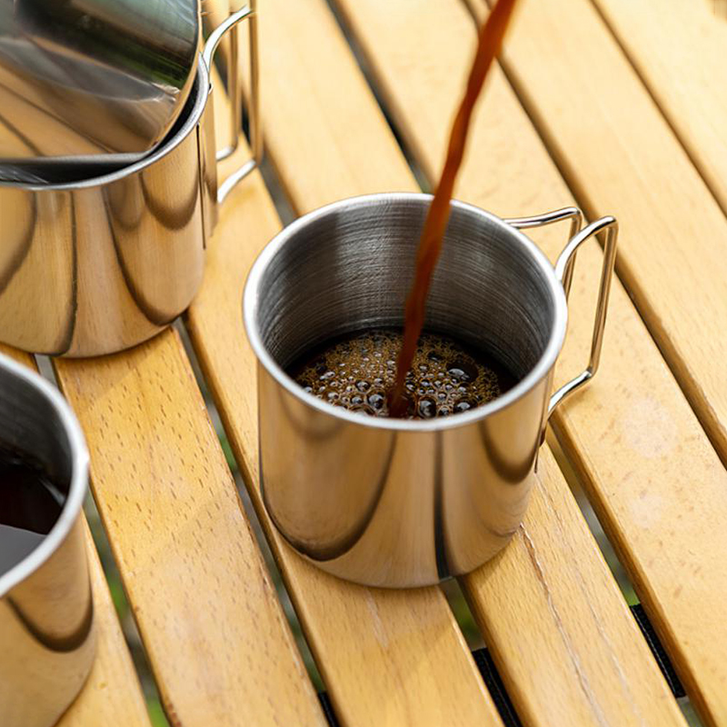 260/350/600ML tazza in acciaio - Quality Camping Cooking Set recensione e prezzo