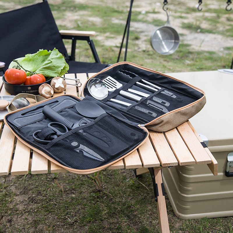 Set da Cucina da Campeggio 8 P - Camping Cooking Set With Bag recensione e prezzo