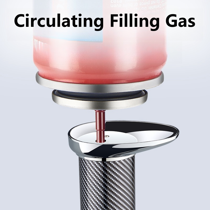 360 °   Accendino a gas butano - Camping Cooking Flame recensione e prezzo