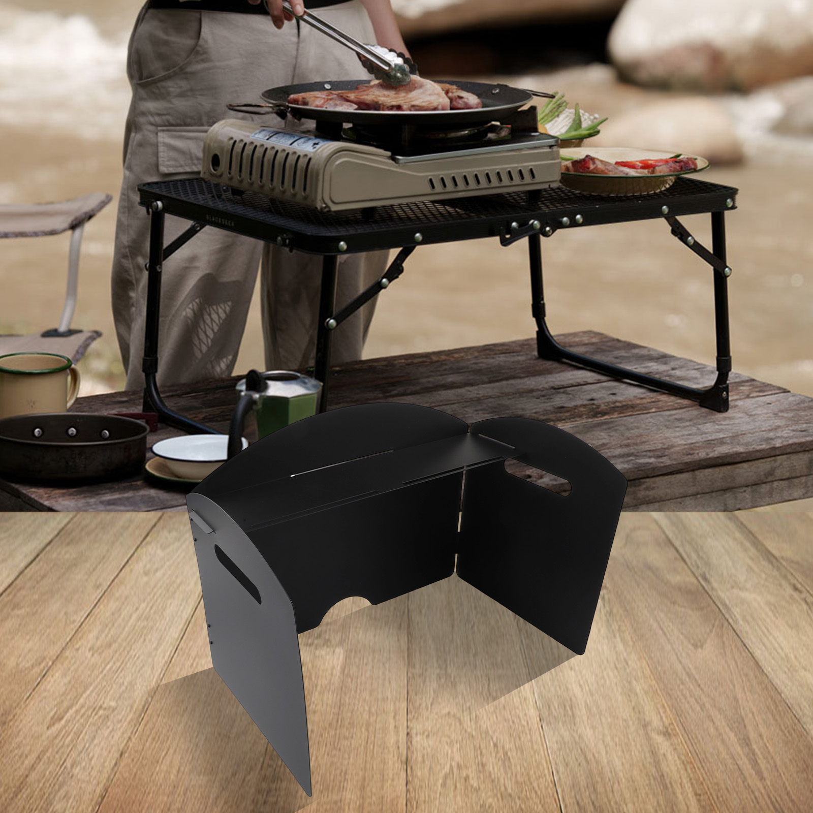 Blocca Vento Portatile per Cuc - Camping Cooking Wind Blocker recensione e prezzo