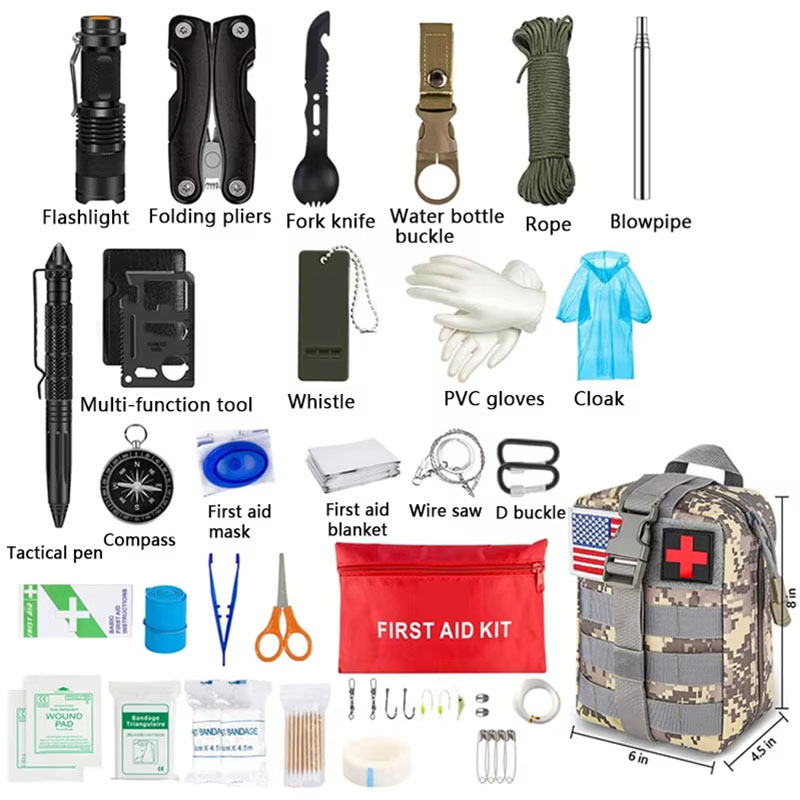Kit di pronto soccorso di sopr - Camping Cooking Set With Bag recensione e prezzo