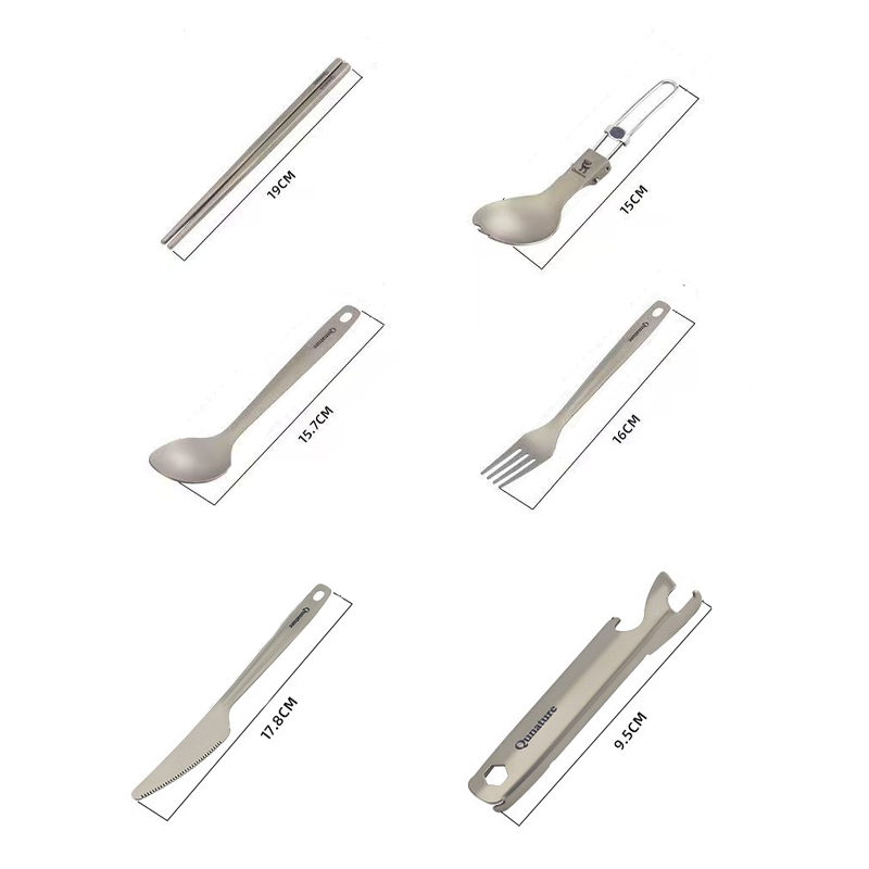 Cucchiaio-Forchetta in Titanio - Camp Spork Set recensione e prezzo