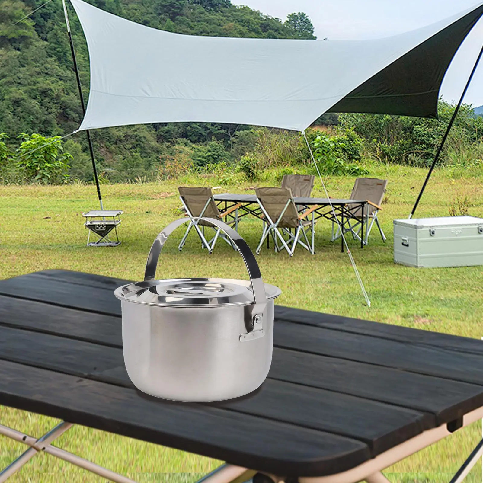 Pentola da Campeggio in Acciai - Camping Cooking Meals recensione e prezzo