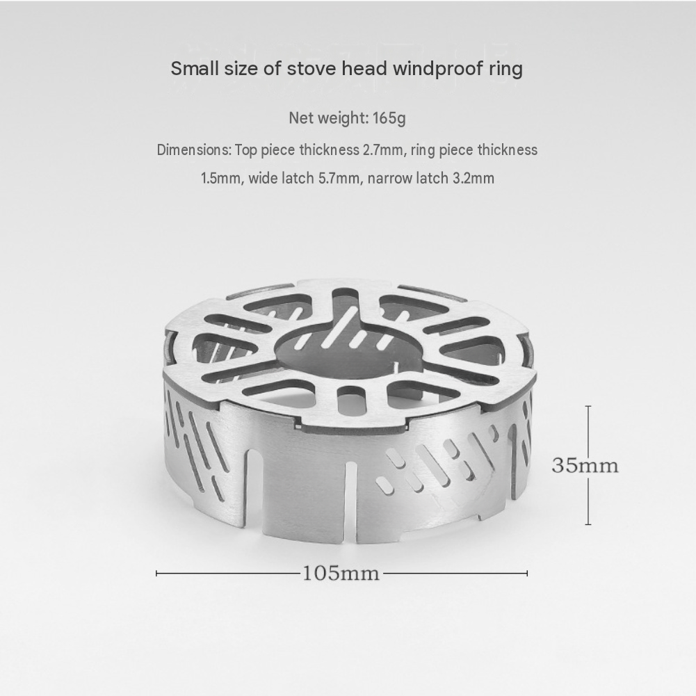 Anello antivento in acciaio in - Camping Cooking Ring recensione e prezzo