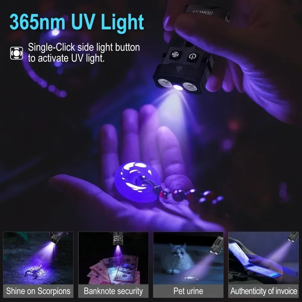 BORUiT EV20 1100LM EDC UV Port - Camping Cooking Fish recensione e prezzo