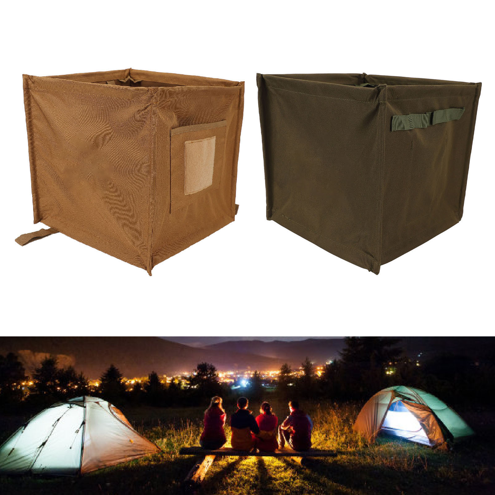 Cestino per rifiuti pieghevole - Camping Cooking Organizer recensione e prezzo