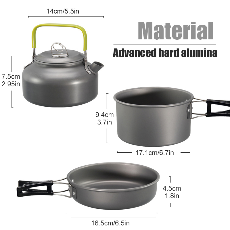 WESTTUNE Kit di pentole da cam - Camping Cooking Rice recensione e prezzo