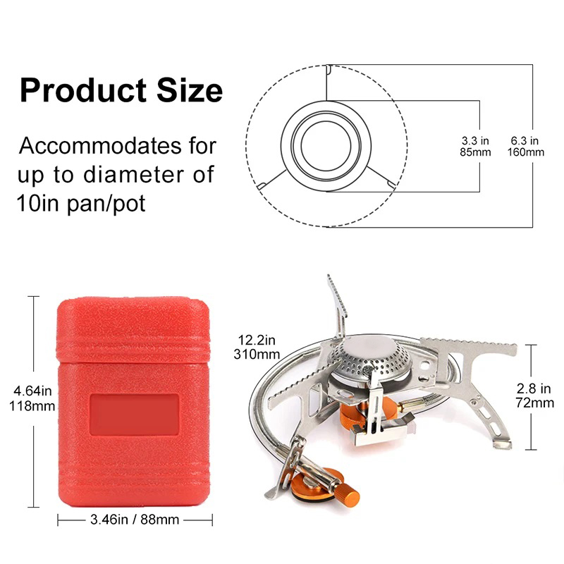 Fornello da campeggio a gas Fo - Camping Cooking No Gas recensione e prezzo