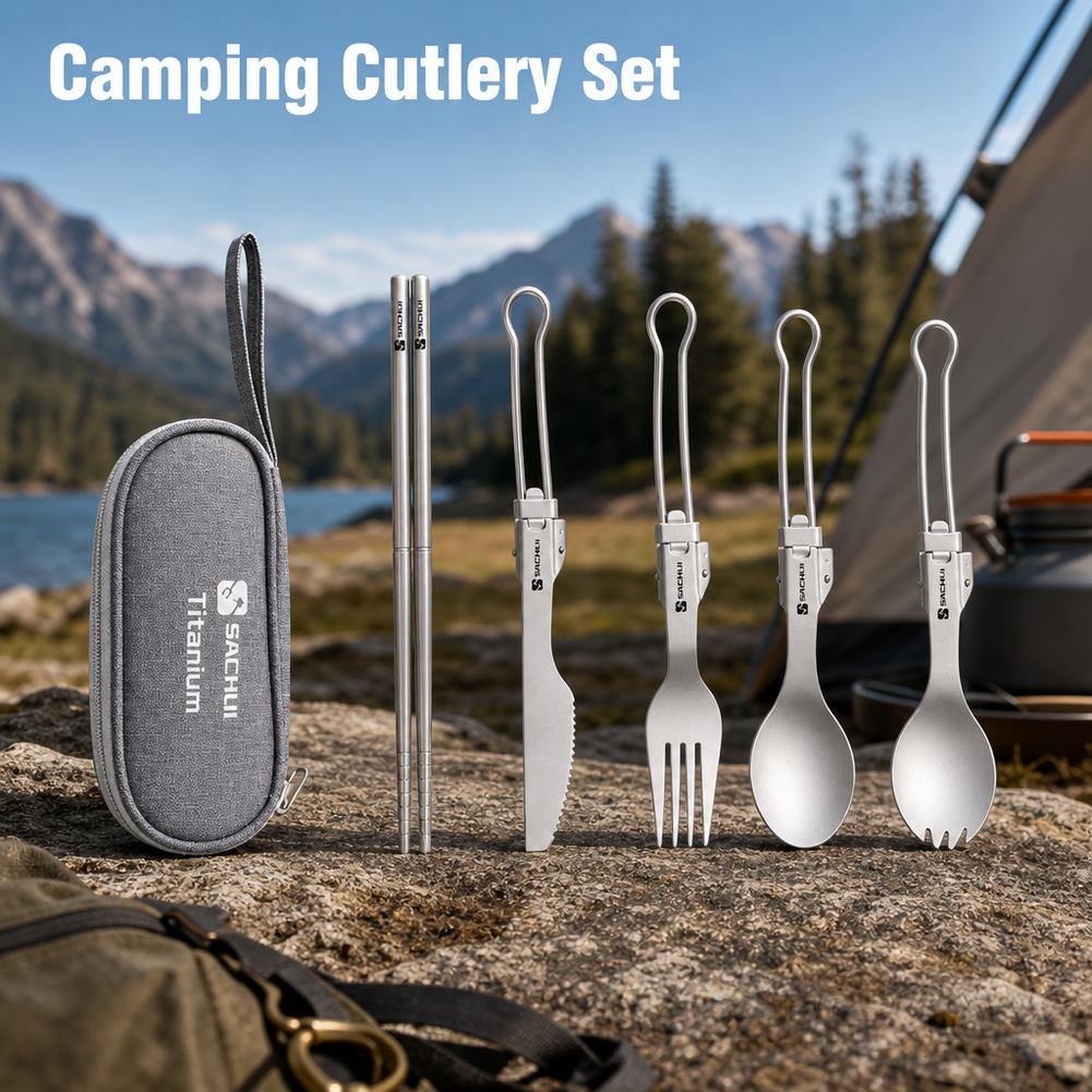 Set di posate da campeggio in  - Camp Spork Set recensione e prezzo