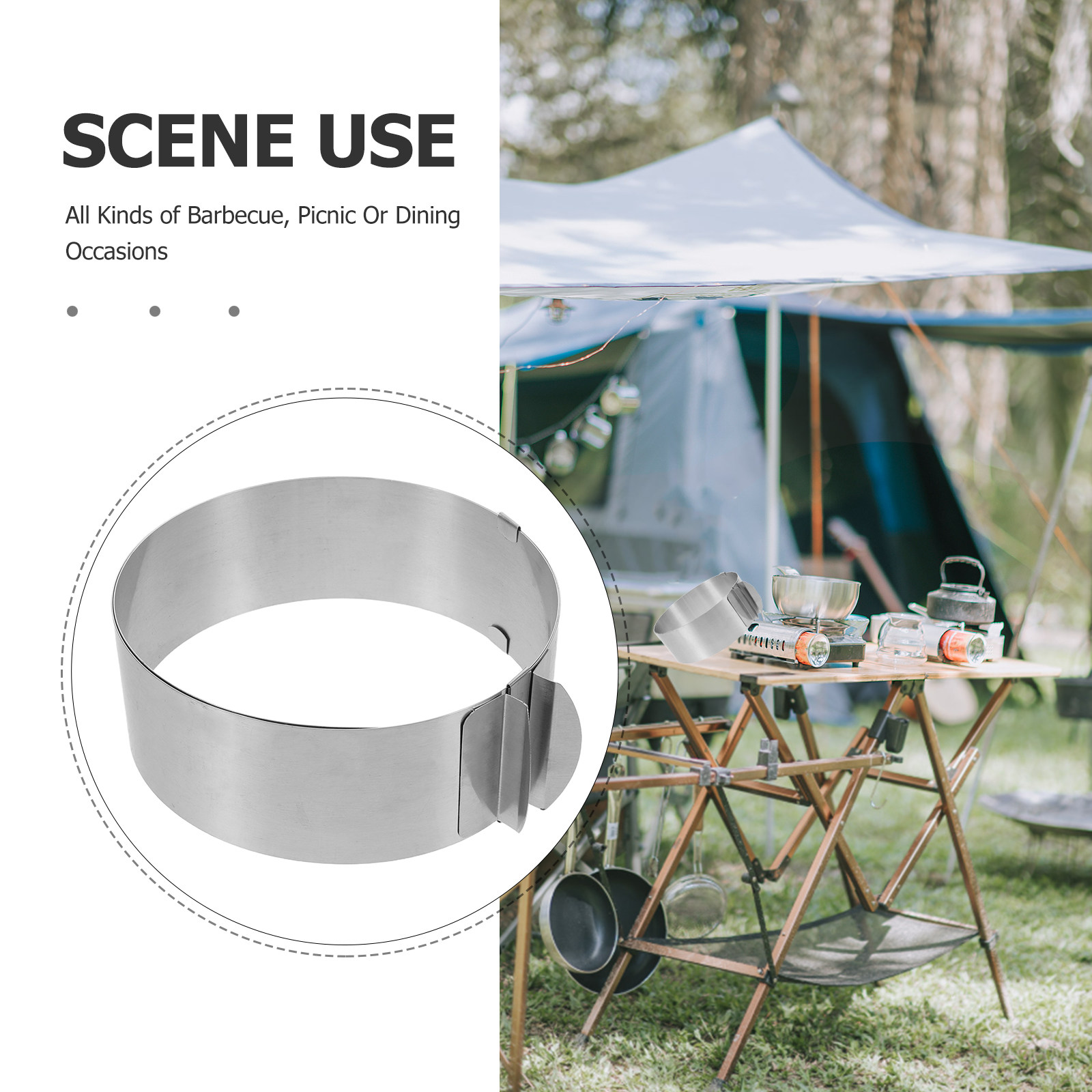 Paravento Regolabile per Forne - Camping Cooking Wind Blocker recensione e prezzo