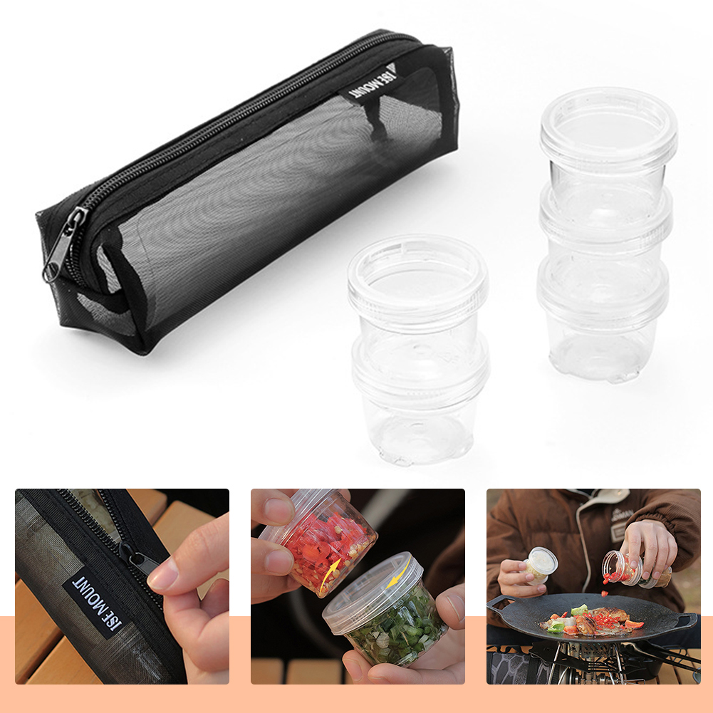 Kit di Spezie da Campeggio con - Camping Cooking Set With Bag recensione e prezzo