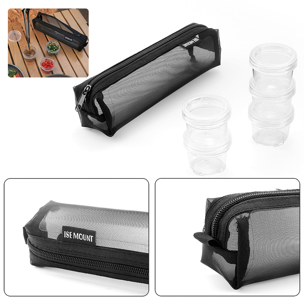 Kit di Spezie da Campeggio con - Camping Cooking Set With Bag recensione e prezzo