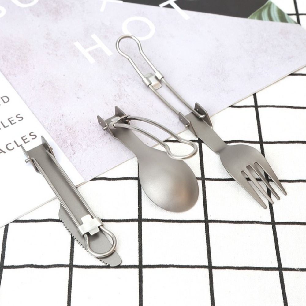 Spork pieghevole in titanio se - Camp Spork Set recensione e prezzo