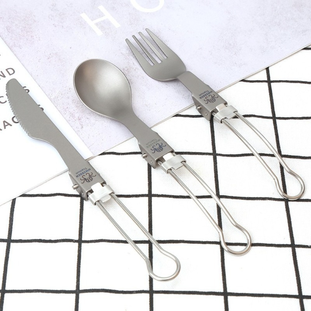 Spork pieghevole in titanio se - Camp Spork Set recensione e prezzo