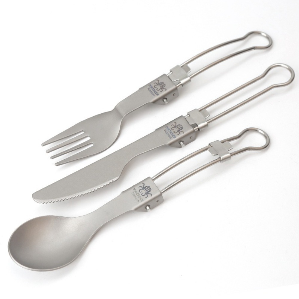 Spork pieghevole in titanio se - Camp Spork Set recensione e prezzo