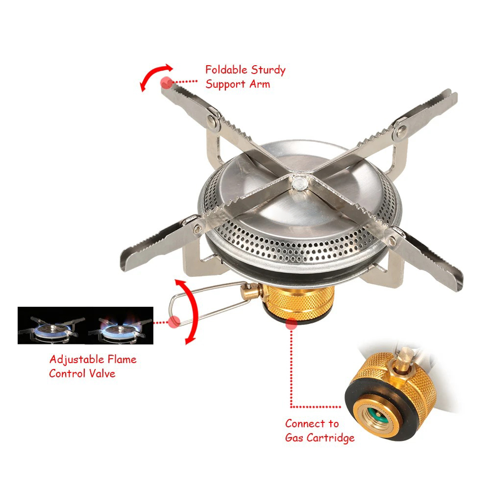 Fornello a gas da campeggio es - Camping Cooking No Gas recensione e prezzo