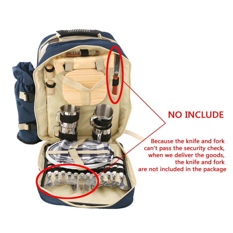 Set di zaini da picnic portati - Camping Cooking Set With Bag recensione e prezzo
