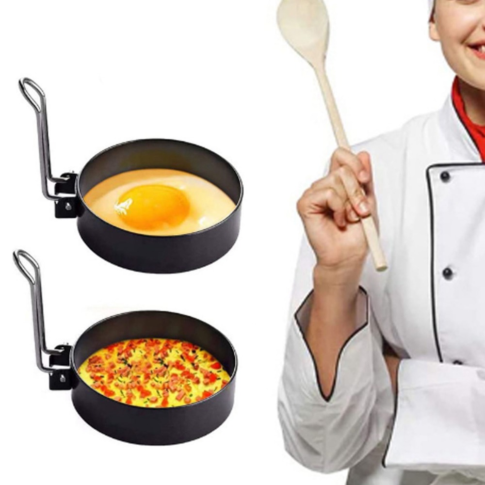 Set di 2 Stampi per Uova in Ac - Camping Cooking Ring recensione e prezzo