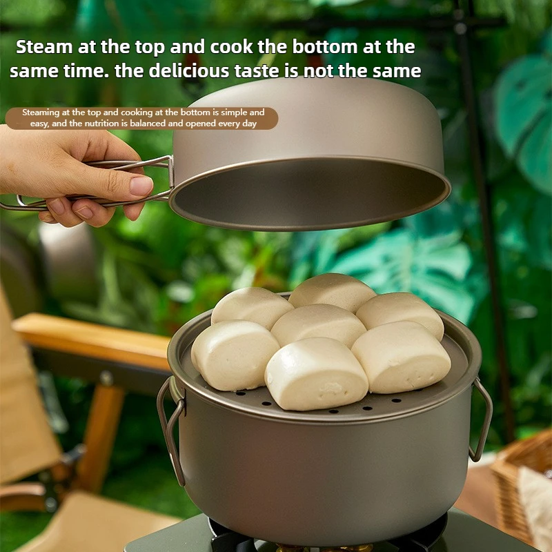 Set di pentole da esterno in t - Camping Cooking Set With Bag recensione e prezzo
